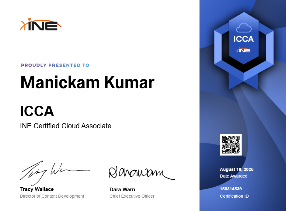 INE Certified Cloud Associate